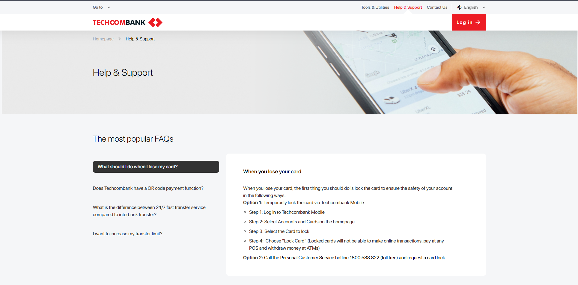 Techcombank project preview 4