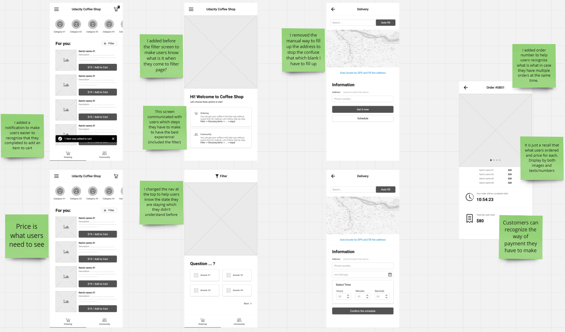 Udacity Coffee Shop project preview 1