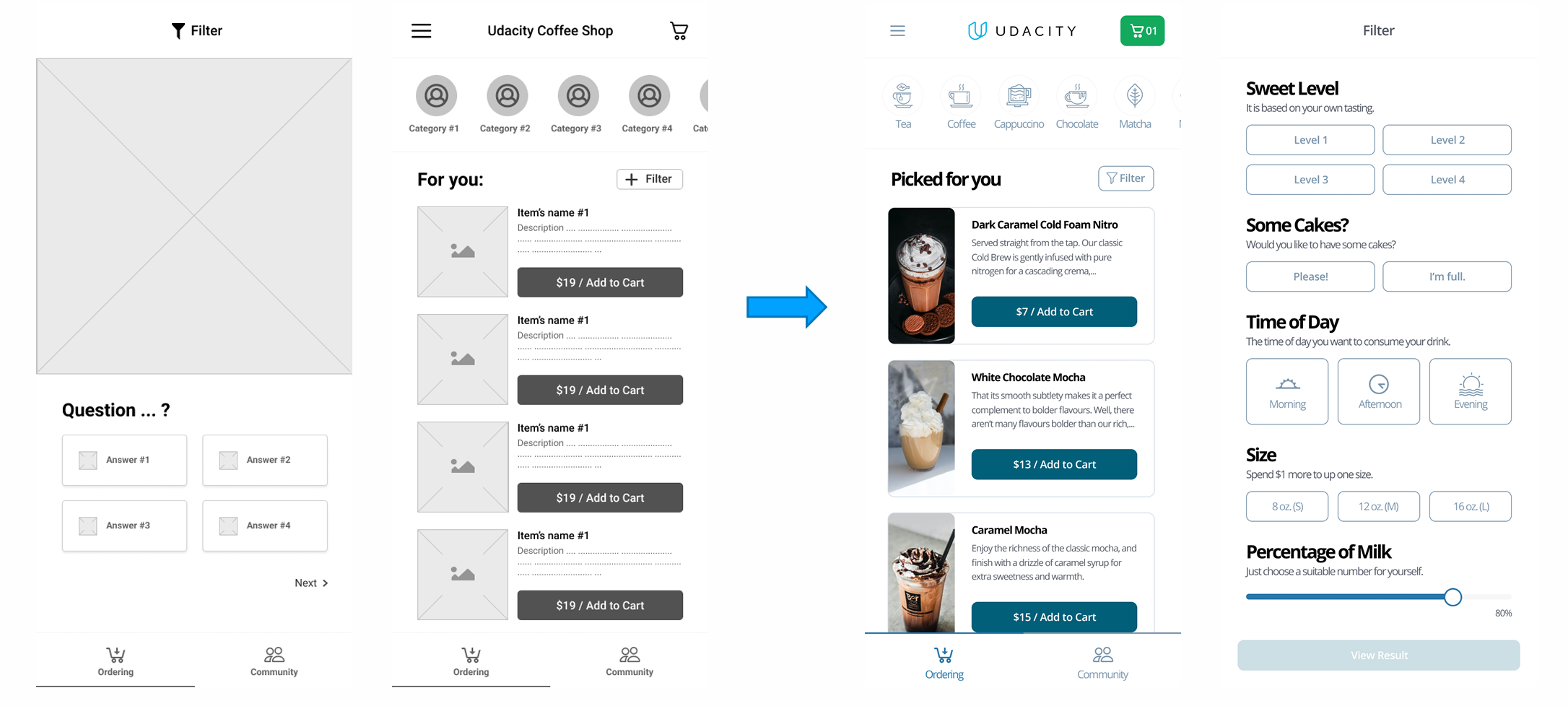 Udacity Coffee Shop project preview 3
